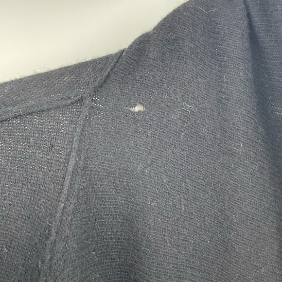 Allsaints Mantle Cardigan women's wool open sweater size US 2 UK 6 black - Picture 10 of 14